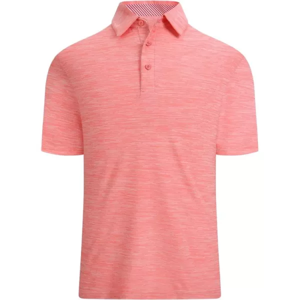 Alex Vando Mens Golf Shirt Moisture Wicking Quick-Dry Short Sleeve Casual Polo Shirts for Men