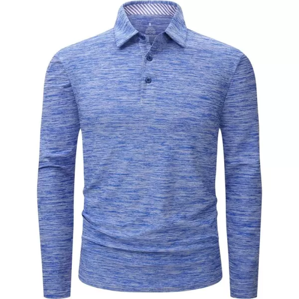 Alex Vando Mens Golf Shirt Moisture Wicking Quick-Dry Short Sleeve Casual Polo Shirts for Men