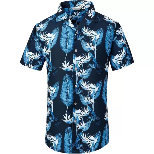 Alex Vando Mens Hawaiian Shirts Short Sleeve Summer Aloha Hawaii Shirts