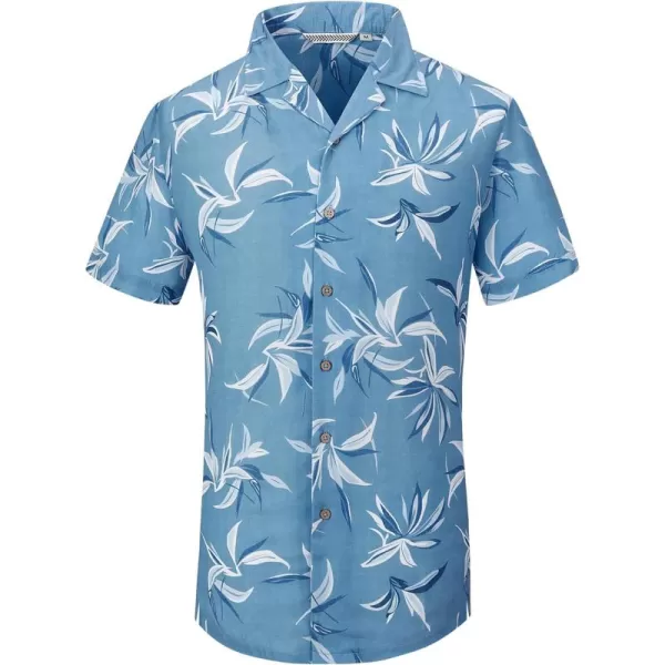 Alex Vando Mens Hawaiian Shirts Short Sleeve Summer Aloha Hawaii Shirts