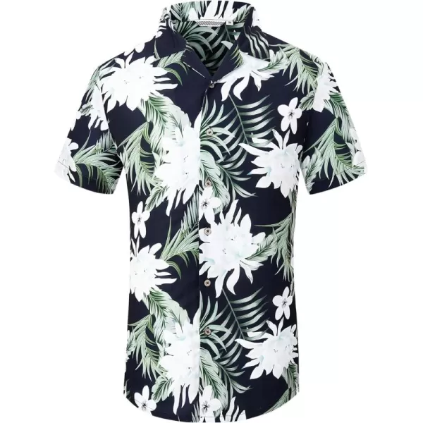 Alex Vando Mens Hawaiian Shirts Short Sleeve Summer Aloha Hawaii Shirts