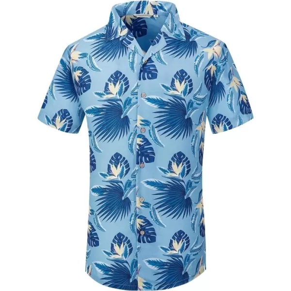 Alex Vando Mens Hawaiian Shirts Short Sleeve Summer Aloha Hawaii Shirts