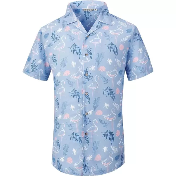 Alex Vando Mens Hawaiian Shirts Short Sleeve Summer Aloha Hawaii Shirts