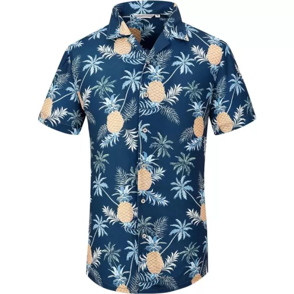 Alex Vando Mens Hawaiian Shirts Short Sleeve Summer Aloha Hawaii Shirts