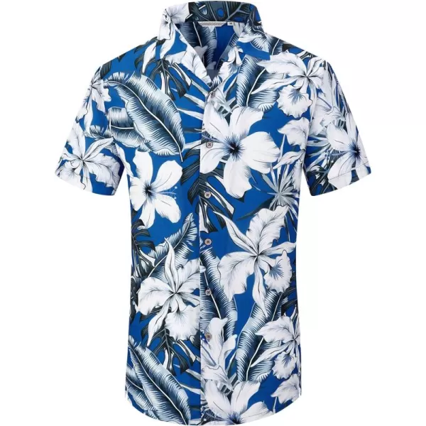 Alex Vando Mens Hawaiian Shirts Short Sleeve Summer Aloha Hawaii Shirts