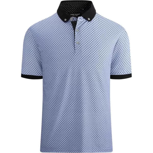 Alex Vando Mens Polo Shirts Short Sleeve Regular Fit Fashion Designed Shirt