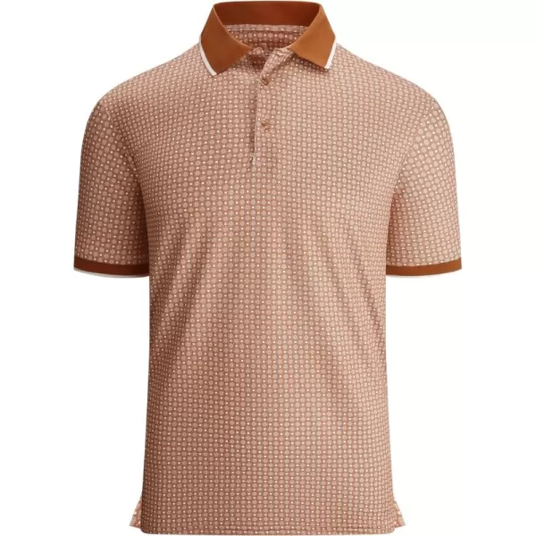 Alex Vando Mens Polo Shirts Short Sleeve Regular Fit Fashion Designed Shirt