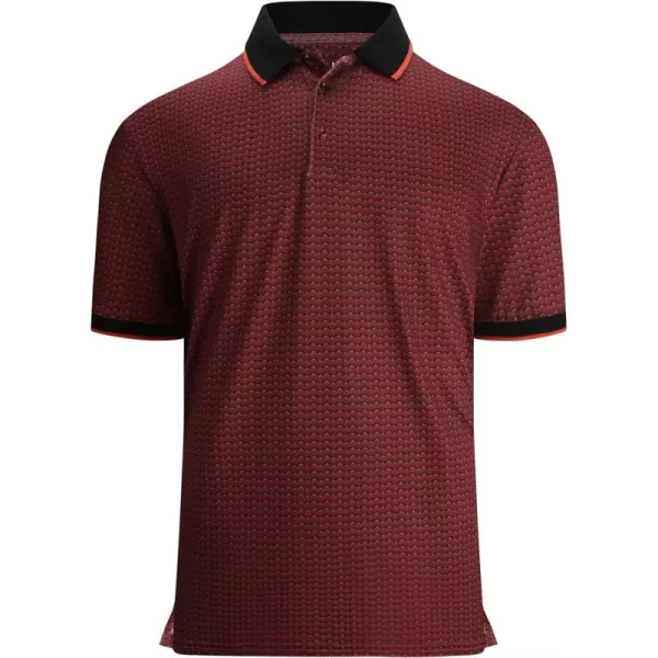 Alex Vando Mens Polo Shirts Short Sleeve Regular Fit Fashion Designed Shirt