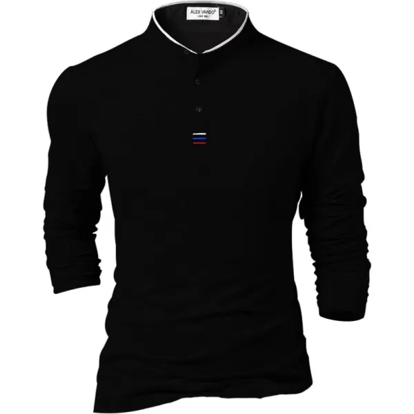 Alex Vando Mens Polo Shirts Short Sleeve Regular Fit Fashion Designed Shirt