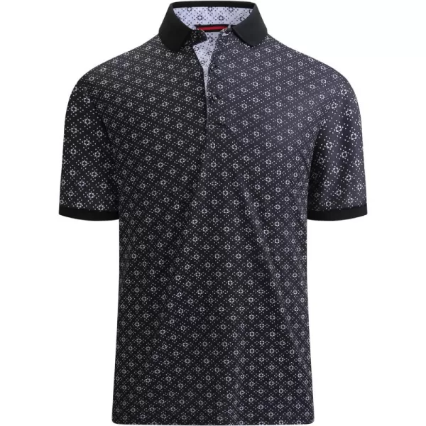 Alex Vando Mens Polo Shirts Short Sleeve Regular Fit Fashion Designed Shirt