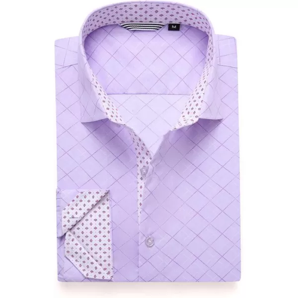 Alex Vando Mens Printed Dress Shirts Long Sleeve Regular Fit Button Down Shirt