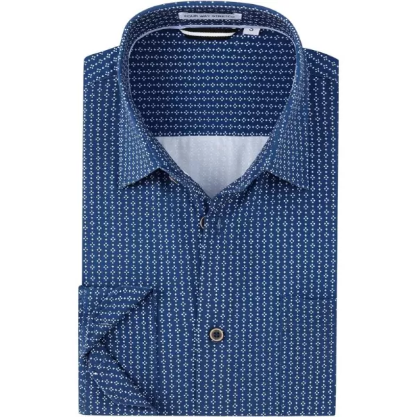 Alex Vando Mens Printed Dress Shirts Long Sleeve Regular Fit Button Down Shirt