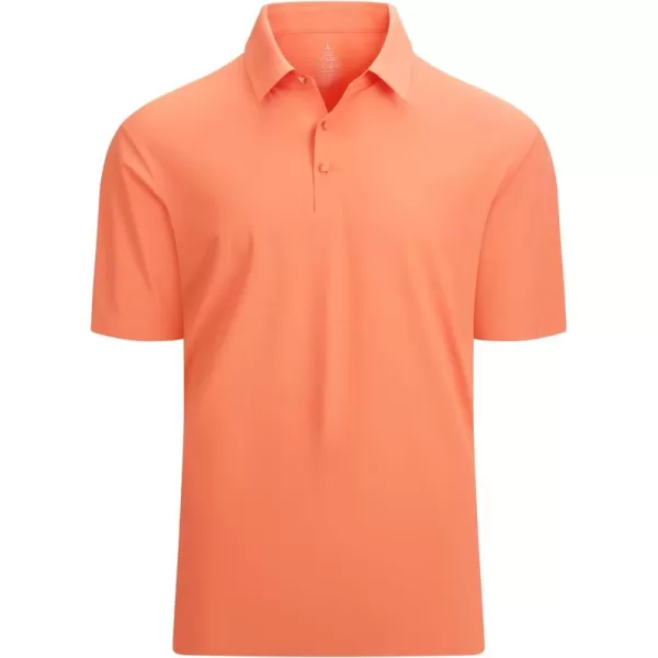 Alex Vando Mens Seamless Golf Shirt Moisture Wicking Quick-Dry Tailored Fit Polo Shirts