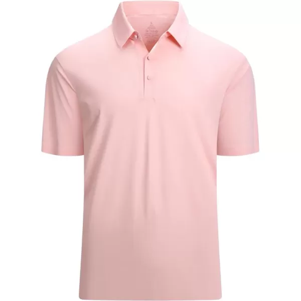 Alex Vando Mens Seamless Golf Shirt Moisture Wicking Quick-Dry Tailored Fit Polo Shirts