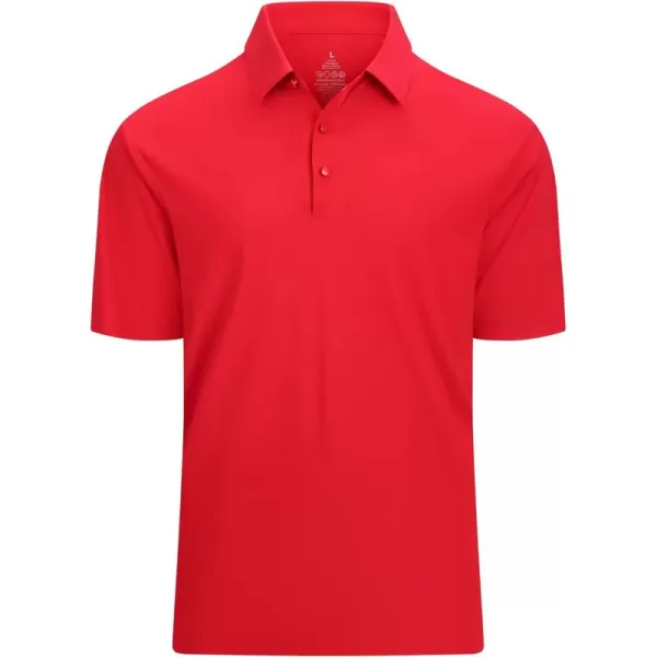 Alex Vando Mens Seamless Golf Shirt Moisture Wicking Quick-Dry Tailored Fit Polo Shirts