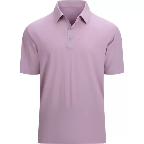Alex Vando Mens Seamless Golf Shirt Moisture Wicking Quick-Dry Tailored Fit Polo Shirts