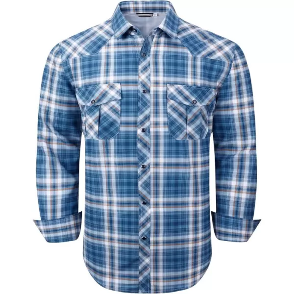Alex Vando Mens Western Shirts Long Sleeve Casual Cowboy Shirts for Men