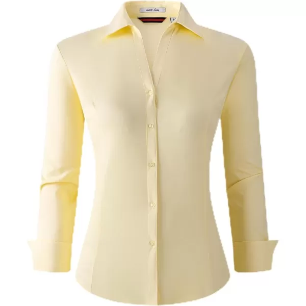 Alex Vando Womens Button Down Shirt Wrinkle Free Casual Long Sleeve Work Blouse Tops