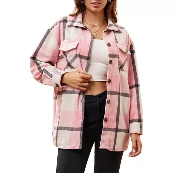 Alex Vando Womens Flannel Shirt Regular Long Sleeve Button Down Flannel Shirts for Women