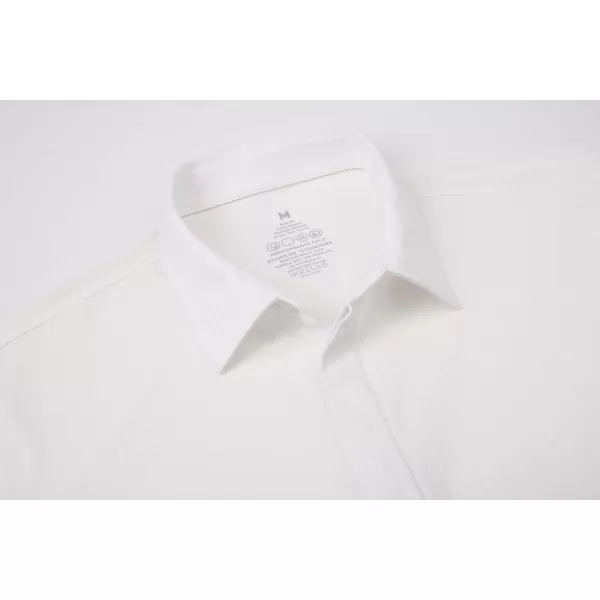 Alex Vando Mens Nylon 4-Way Stretch Dress Shirts Ribbed Knitted Shirt for Men