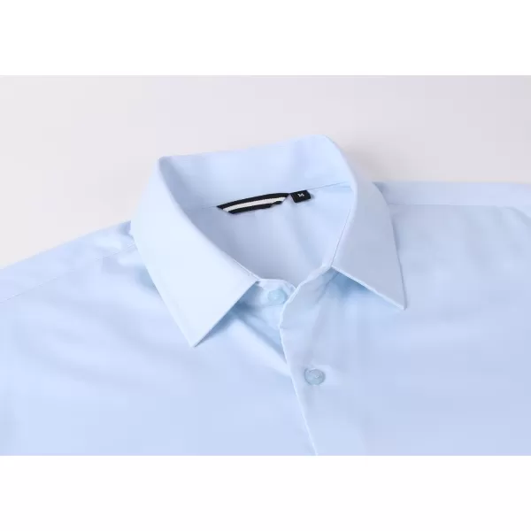 Alex Vando Mens Short Sleeve Dress Shirt Solid Rayon Button Down Shirt
