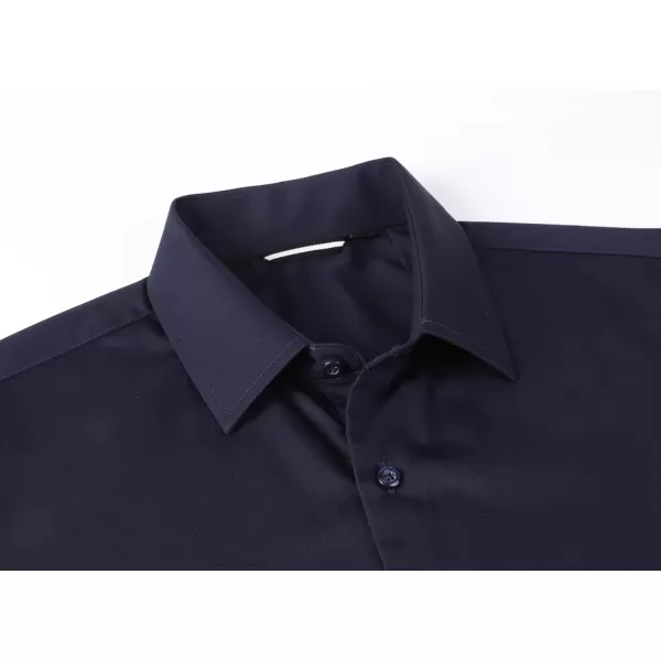 Alex Vando Mens Short Sleeve Dress Shirt Solid Rayon Button Down Shirt