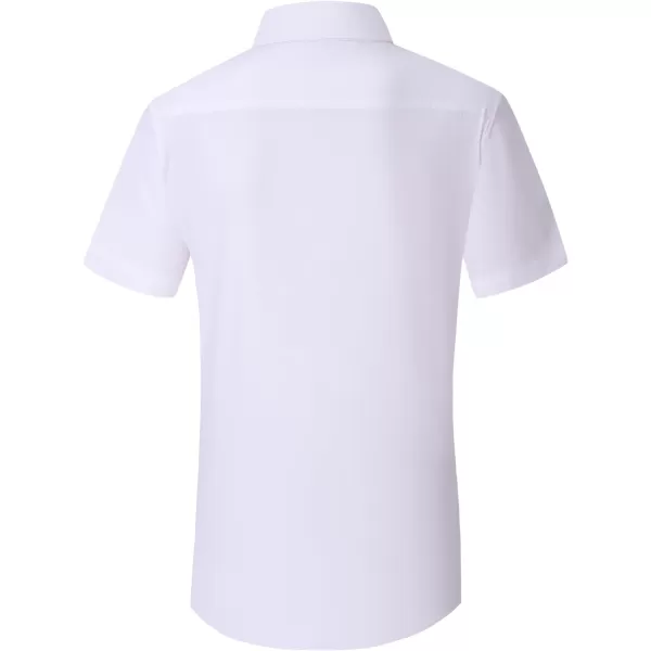 Alex Vando Mens Short Sleeve Dress Shirt Solid Rayon Button Down Shirt
