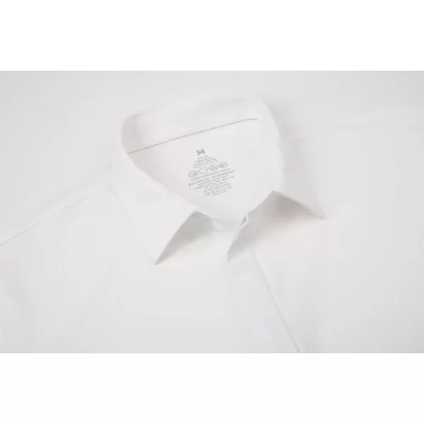 Alex Vando Mens Nylon Dress Shirts 8-Way Stretch Wrinkle Free Moisture Wicking Ribbed Knitted Shirt for Men