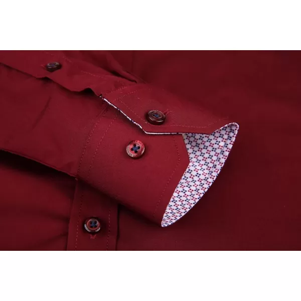Alex Vando Mens Dress Shirts Wrinkle Free Regular Fit Stretch Rayon Bamboo Button Down Shirt