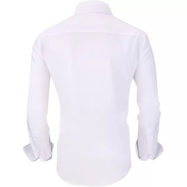 Alex Vando Mens Dress Shirts Wrinkle Free Regular Fit Stretch Rayon Bamboo Button Down Shirt