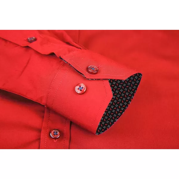 Alex Vando Mens Dress Shirts Wrinkle Free Regular Fit Stretch Rayon Bamboo Button Down Shirt