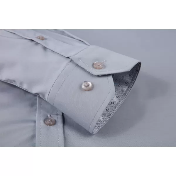 Alex Vando Mens Dress Shirts Wrinkle Free Regular Fit Stretch Rayon Bamboo Button Down Shirt
