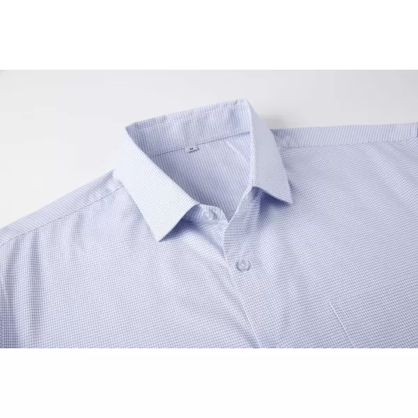 Alex Vando Mens Dress Shirts Wrinkle Free Regular Fit Stretch Rayon Bamboo Button Down Shirt