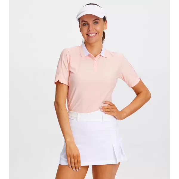 Alex Vando Women's Golf Shirts Moisture Wicking Lightweight Athletic Sports Polo Shirt
