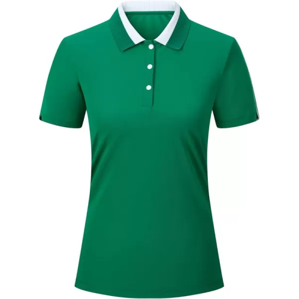 Alex Vando Women's Golf Shirts Moisture Wicking Lightweight Athletic Sports Polo Shirt