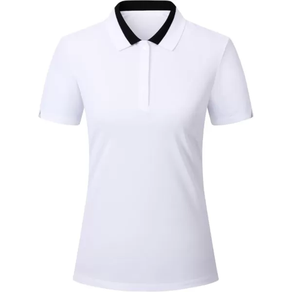 Alex Vando Women's Golf Shirts Moisture Wicking Lightweight Athletic Sports Polo Shirt