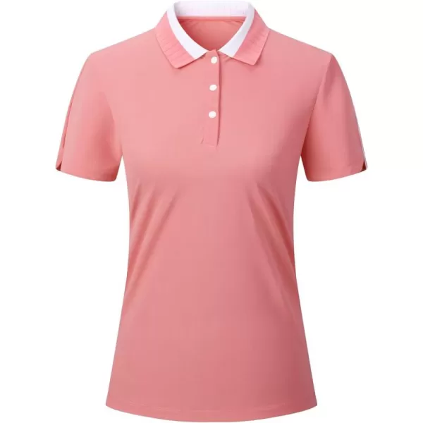 Alex Vando Women's Golf Shirts Moisture Wicking Lightweight Athletic Sports Polo Shirt