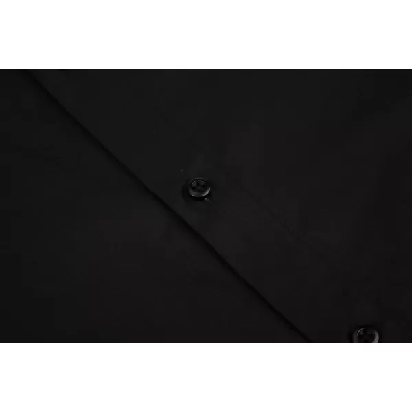 Alex Vando Mens Dress Shirts 4-Way Stretch Wrinkle Free Regular Fit Short Sleeve Men Button Down Shirt
