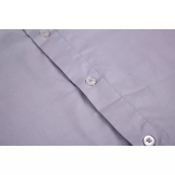 Alex Vando Mens Dress Shirts 4-Way Stretch Wrinkle Free Regular Fit Short Sleeve Men Button Down Shirt