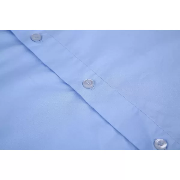 Alex Vando Mens Dress Shirts 4-Way Stretch Wrinkle Free Regular Fit Short Sleeve Men Button Down Shirt