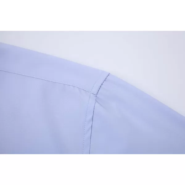 Alex Vando Mens Dress Shirts 4-Way Stretch Wrinkle Free Regular Fit Short Sleeve Men Button Down Shirt