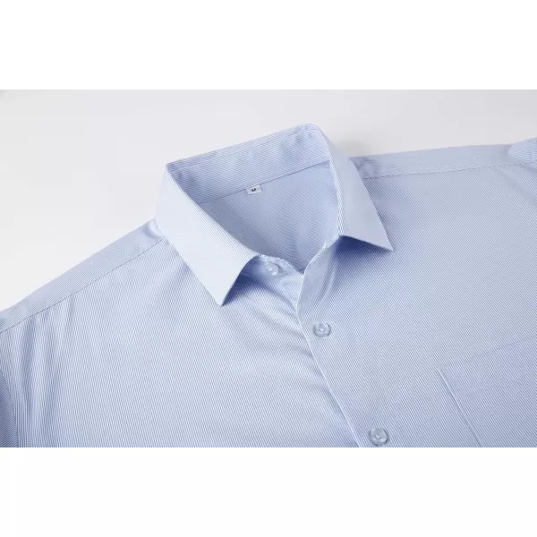 Alex Vando Mens Dress Shirts Wrinkle Free Regular Fit Stretch Rayon Bamboo Button Down Shirt