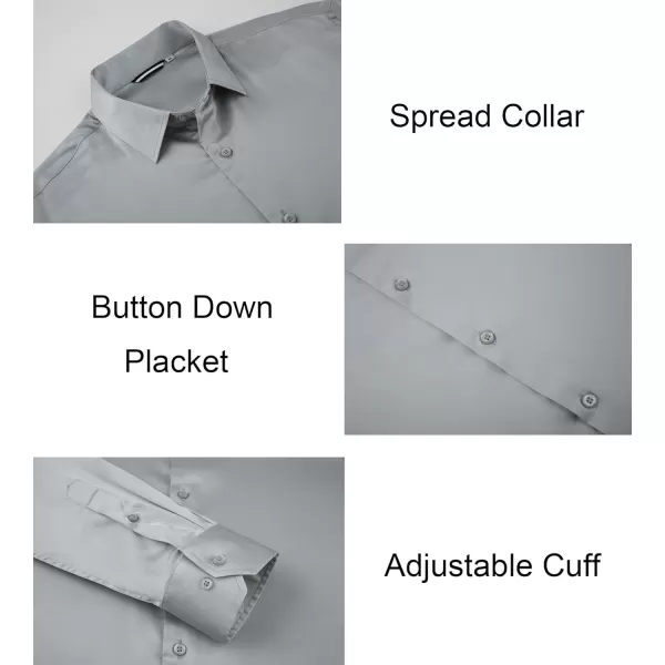 Alex Vando Mens Luxury Satin Dress Shirt Long Sleeve Silk Shiny Sateen Party Shirt