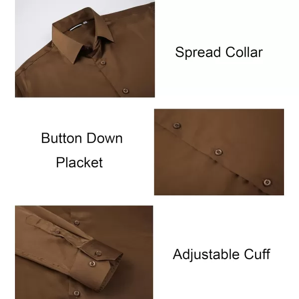 Alex Vando Mens Luxury Satin Dress Shirt Long Sleeve Silk Shiny Sateen Party Shirt