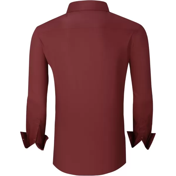 Alex Vando Mens Dress Shirt Long Sleeve Solid Cotton Stretch Button Down Shirt