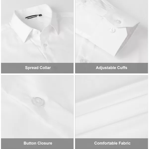 Alex Vando Mens Dress Shirt Long Sleeve Solid Cotton Stretch Button Down Shirt