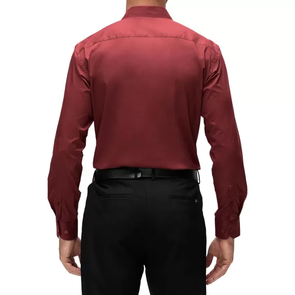 Alex Vando Mens Dress Shirt Long Sleeve Solid Cotton Stretch Button Down Shirt