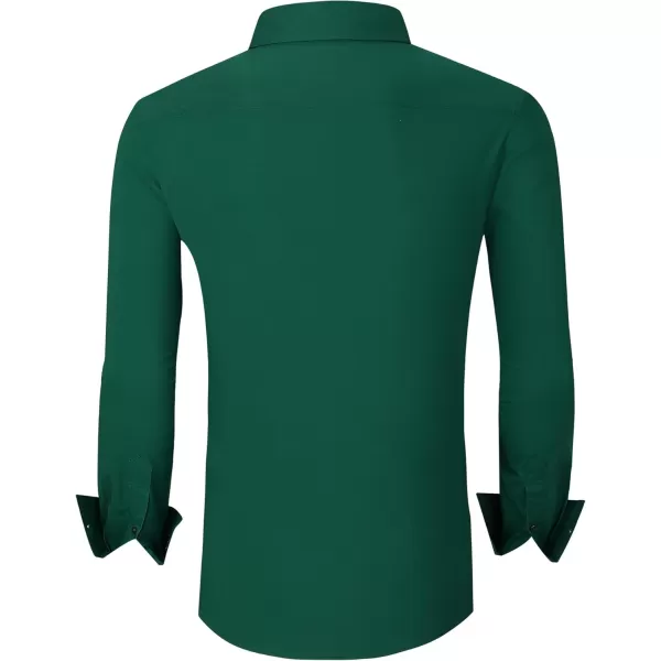 Alex Vando Mens Dress Shirt Long Sleeve Solid Cotton Stretch Button Down Shirt