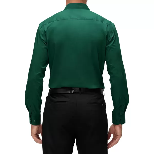 Alex Vando Mens Dress Shirt Long Sleeve Solid Cotton Stretch Button Down Shirt