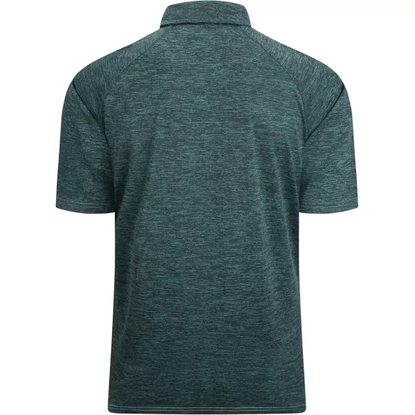 Alex Vando Mens Golf Shirt Moisture Wicking Quick-dry Short Sleeve Casual Polo Shirts for Men